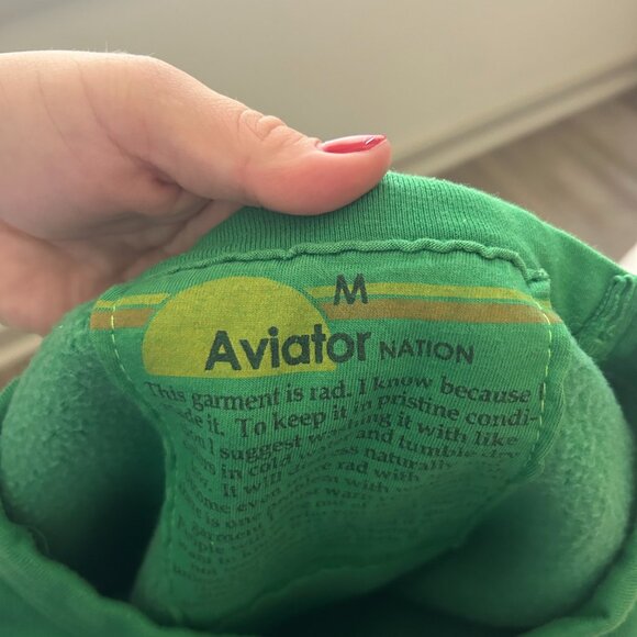 Green aviator nation crewneck - Picture 3 of 3